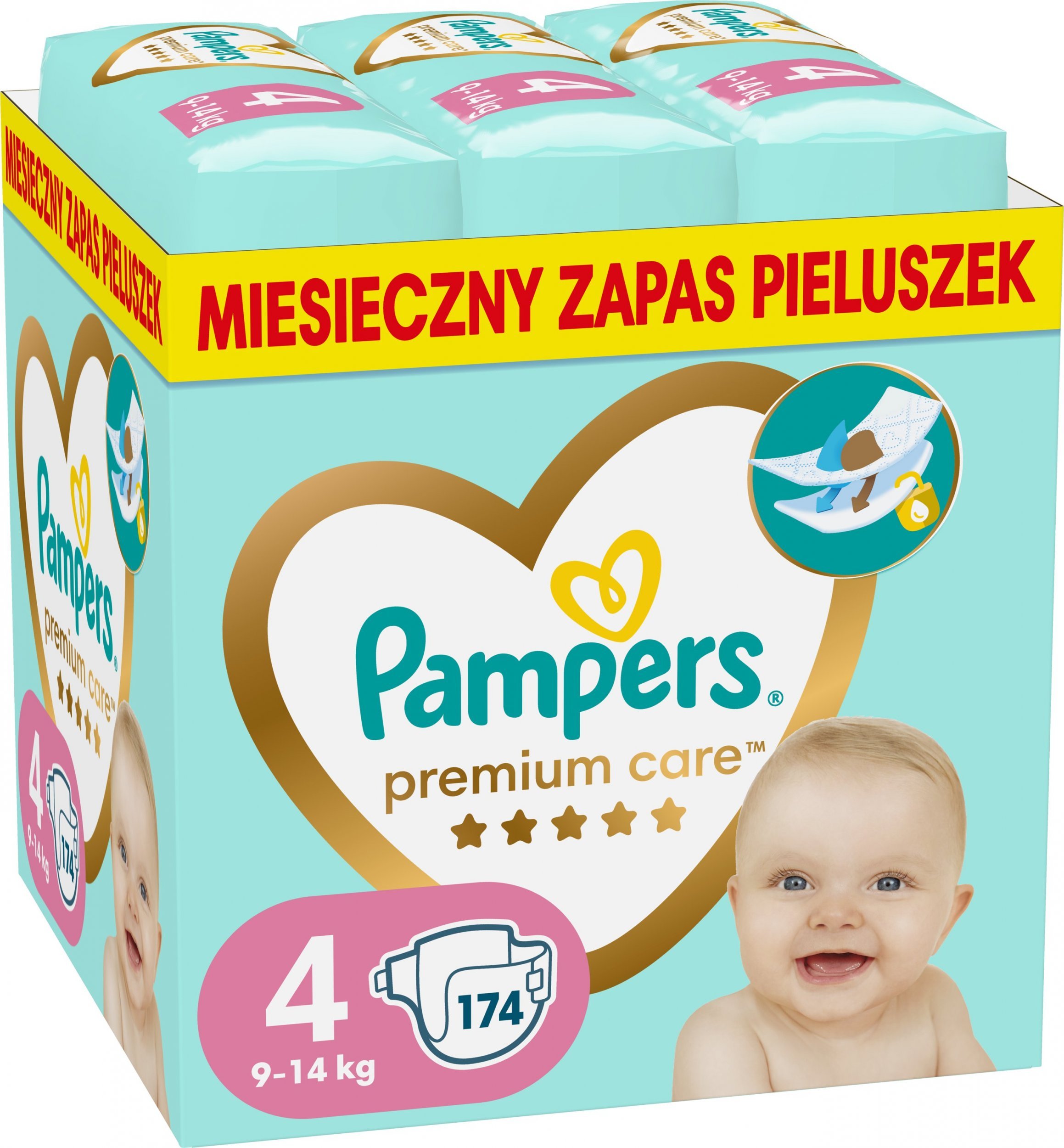 pampers 3 208 sztuk