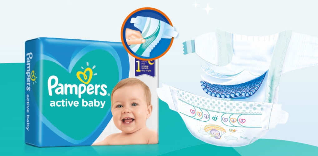 pampers chusteczki 6x64