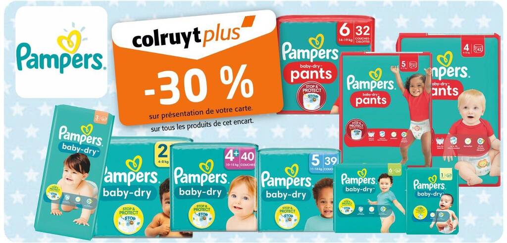 pieluchy pampers 6-10