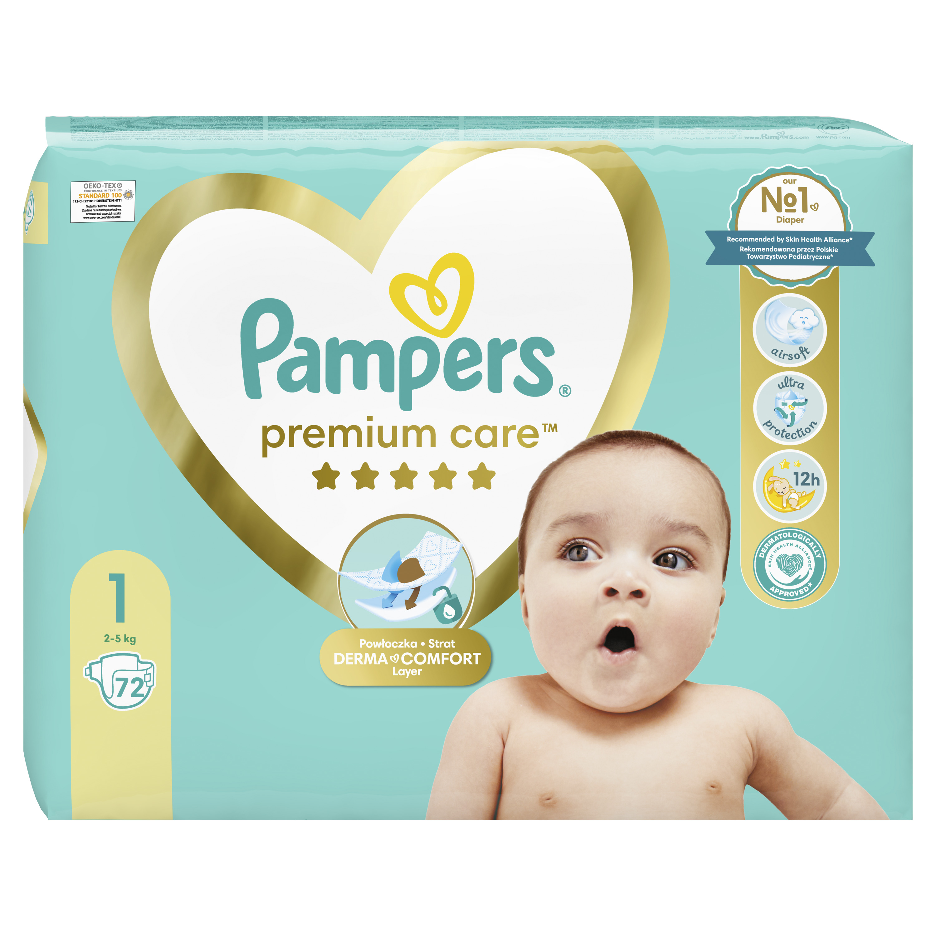 pampers baby dry 2 80 sztuk rossman