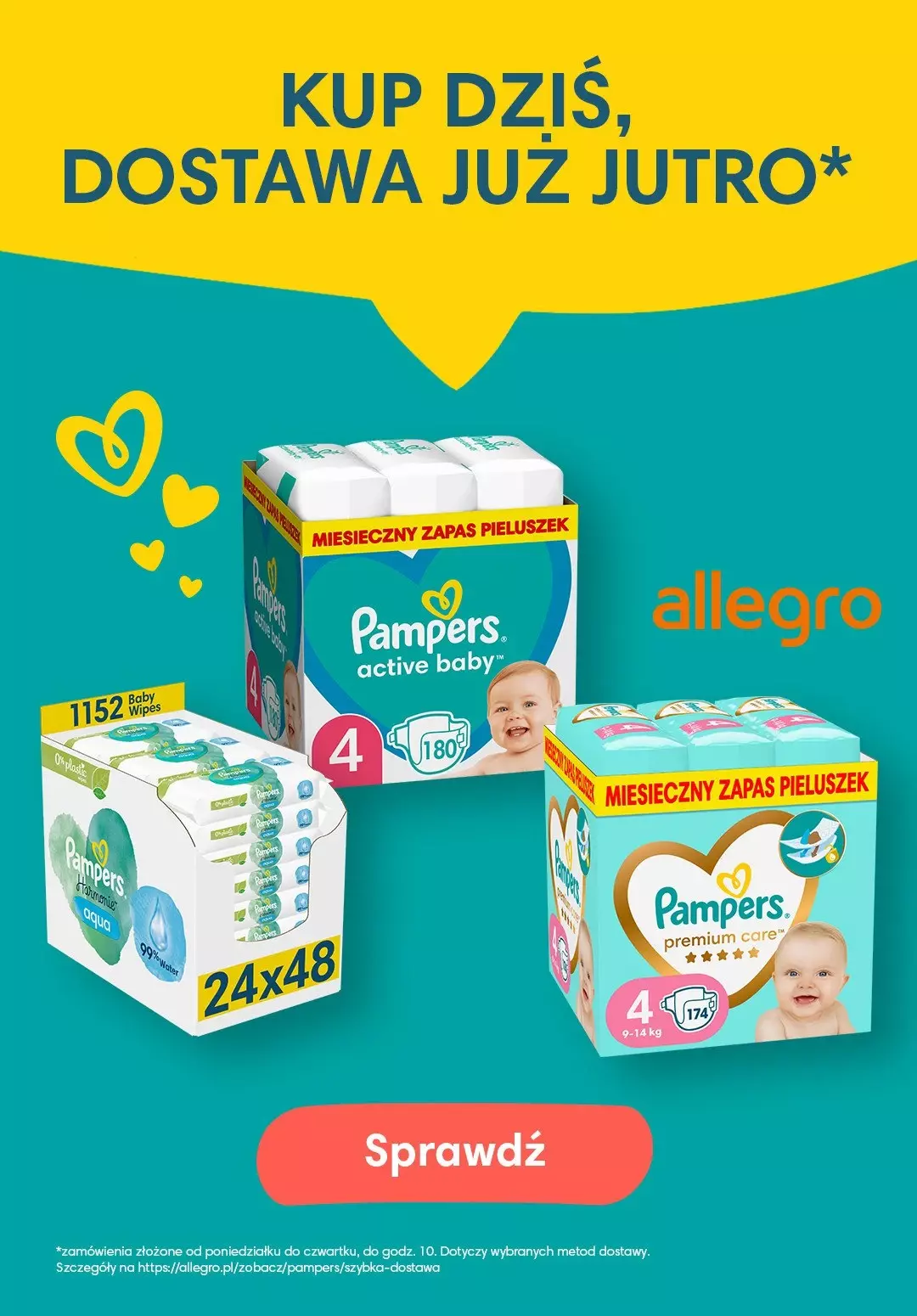 pampers new baby pieluchy jednorazowe rozmiar 1 newborn