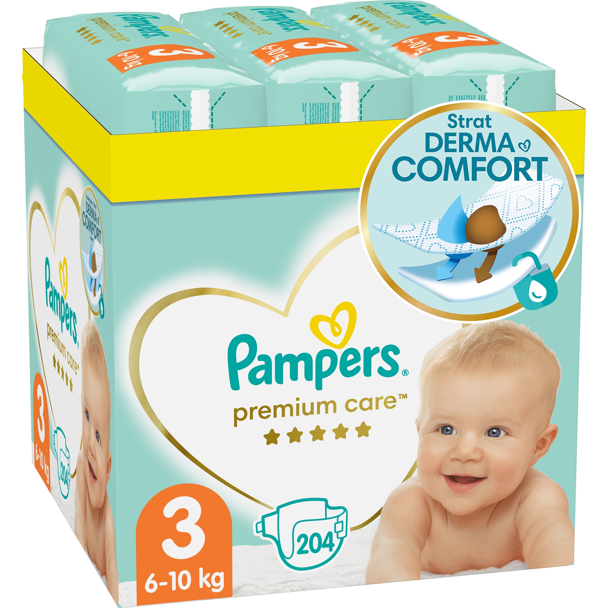 pampers protection pure