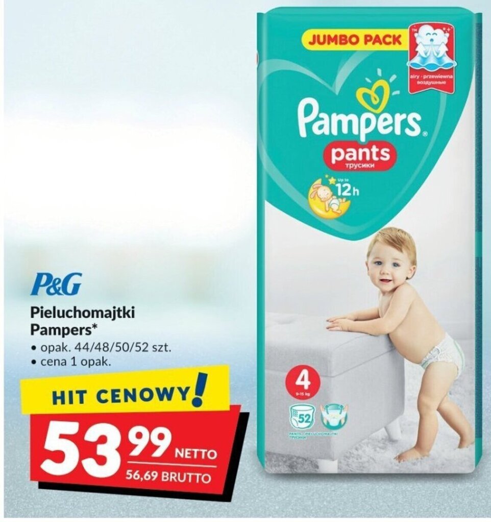 pieluchy pampers rozmiar 1 cena