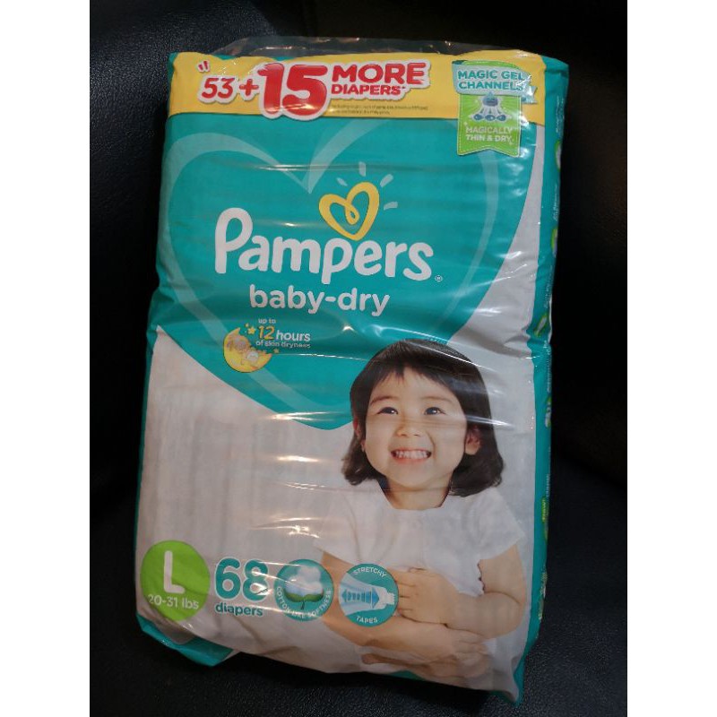 pampers soft dry