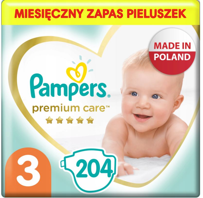 pampers z wycieciem na pepuszek