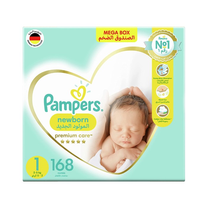 premium care newborn pampers