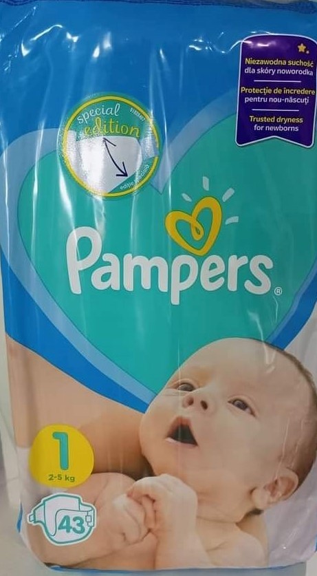 pampers waga rozmiary