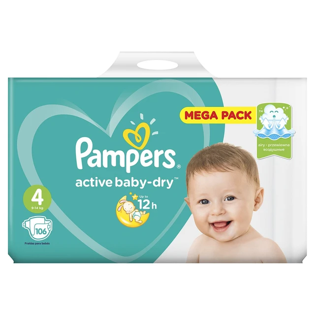 pampers giant pack size 4