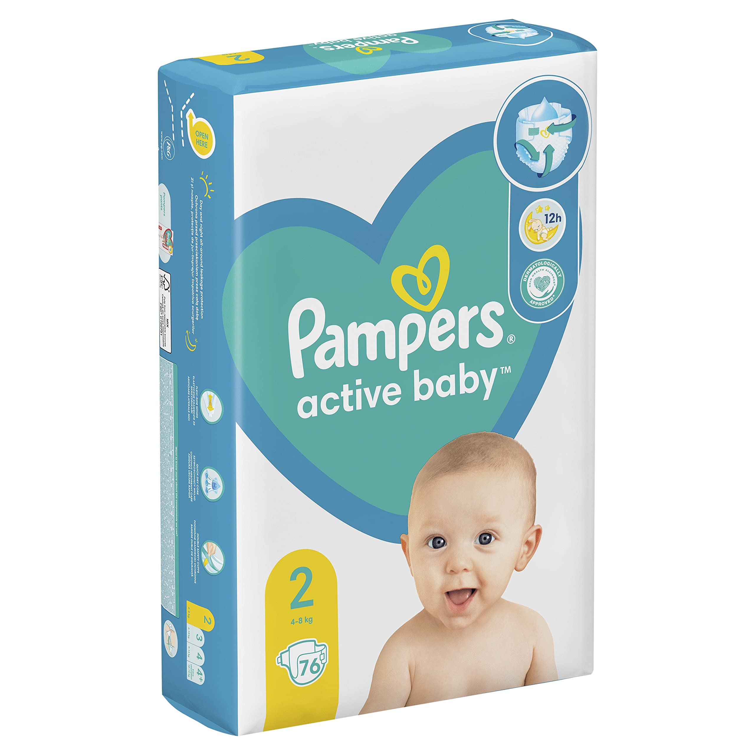 pieluchy pampers new baby 1 newborn 43szt ceneo