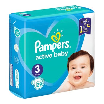 pampers activ baby tanio