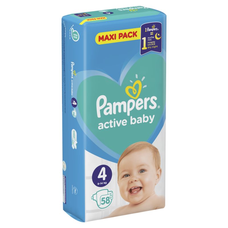 pampers active baby-dry pieluszki jednorazowe