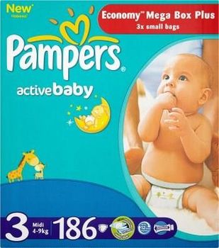 pampers 108 sztuk cena