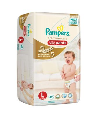 pieluchomajtki pampers premium care pants 44 szt