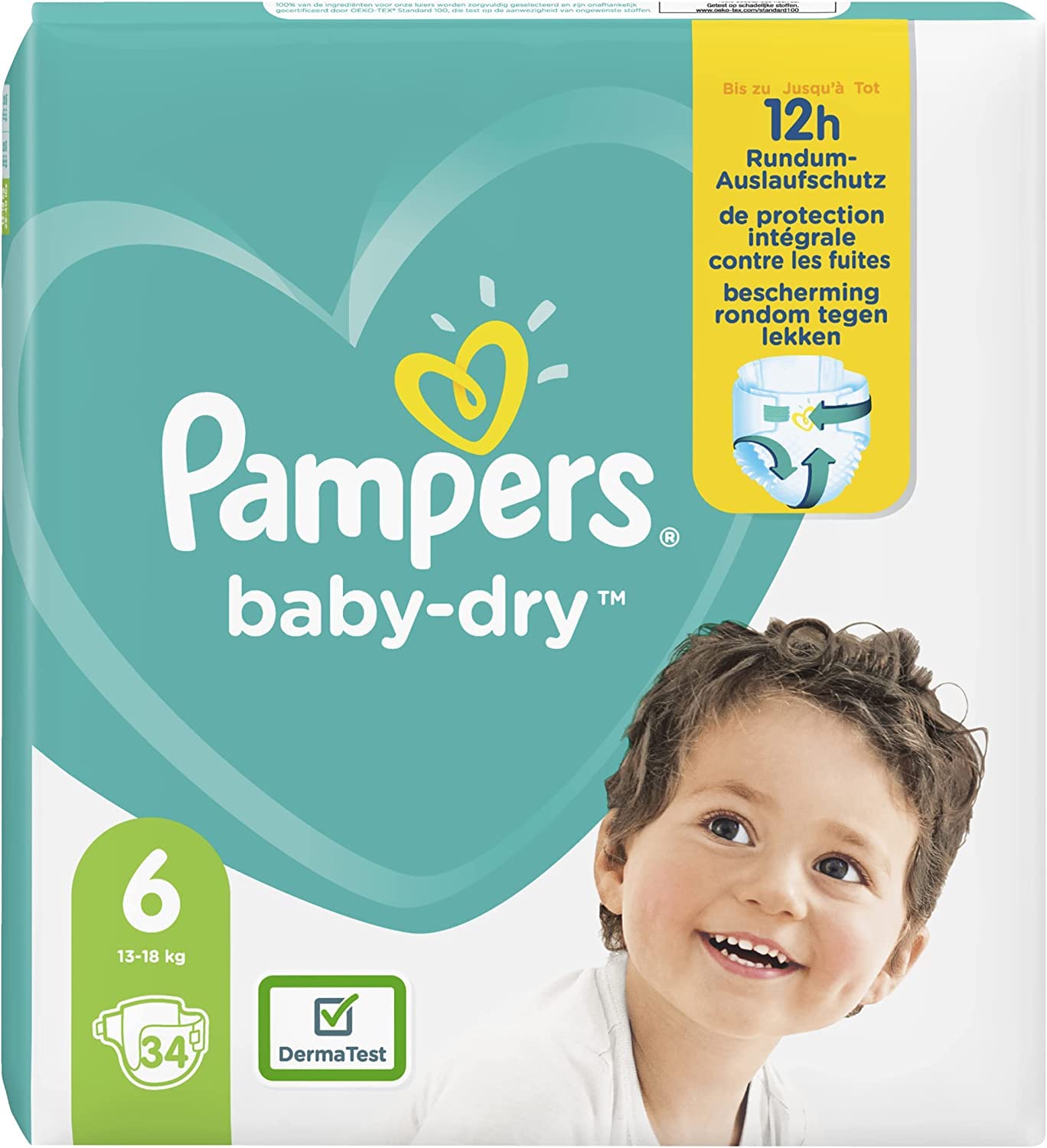 pieluchy pampers białe