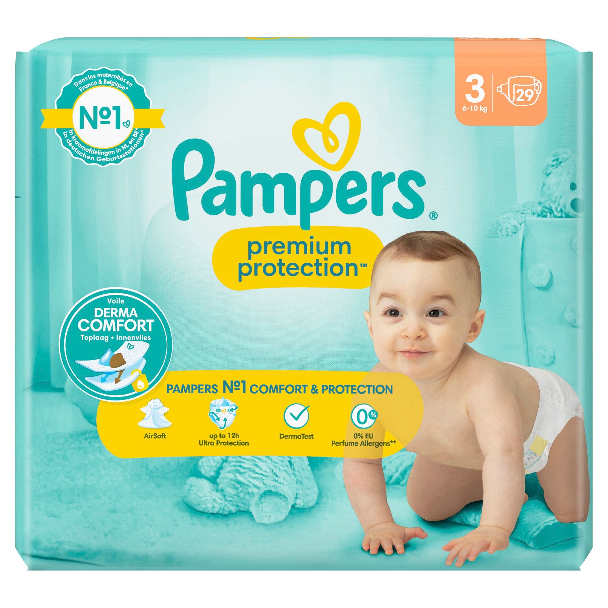 pieluchy pampers z wycięciem na pępek