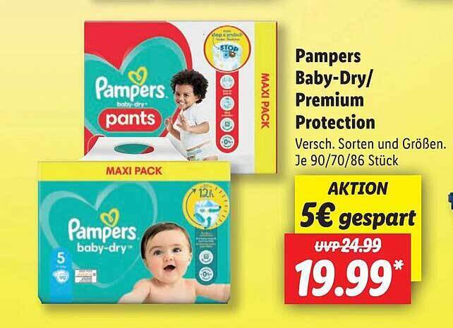 pieluchy pampers rozmiary