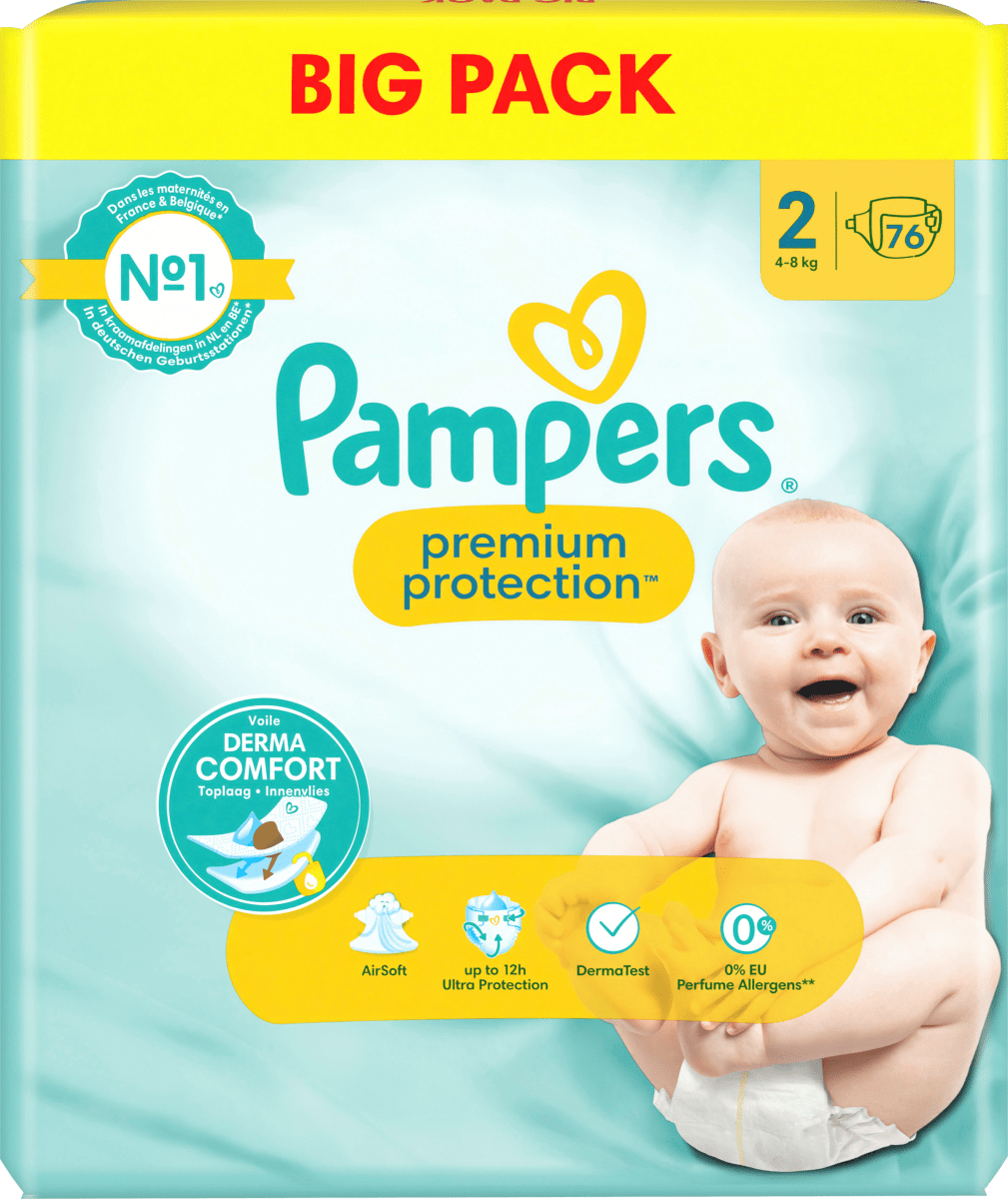 pampers premium care pieluchy jednorazowe rozmiar 1 newborn 88 szt