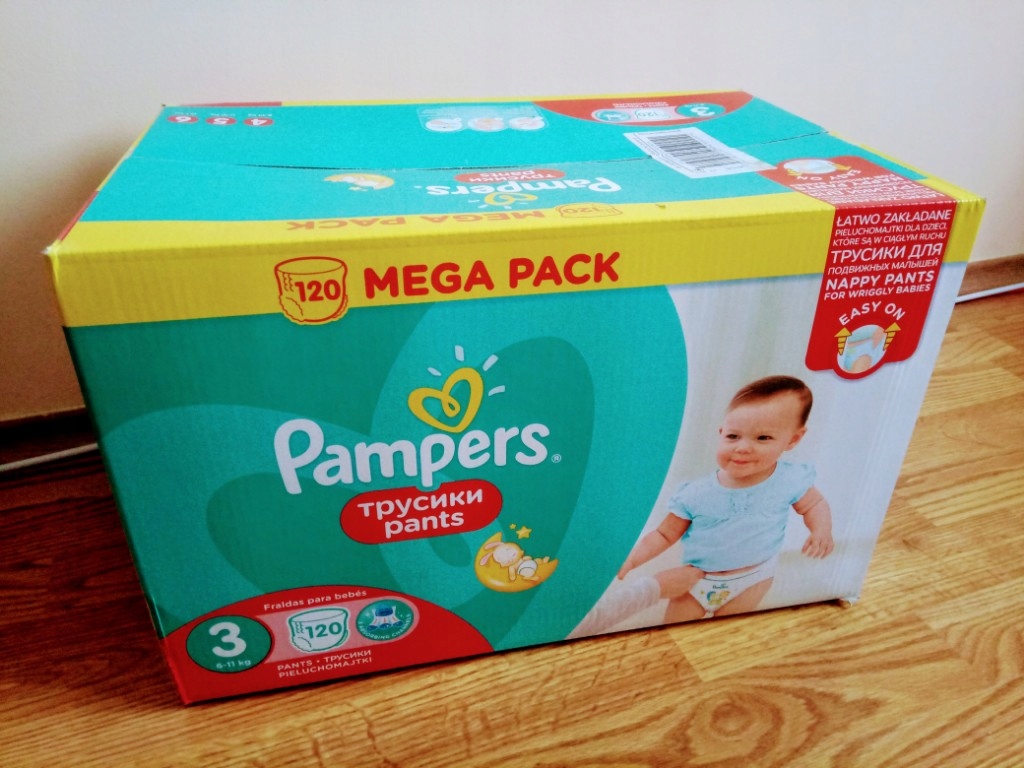 pampers pieluchy majtki 5