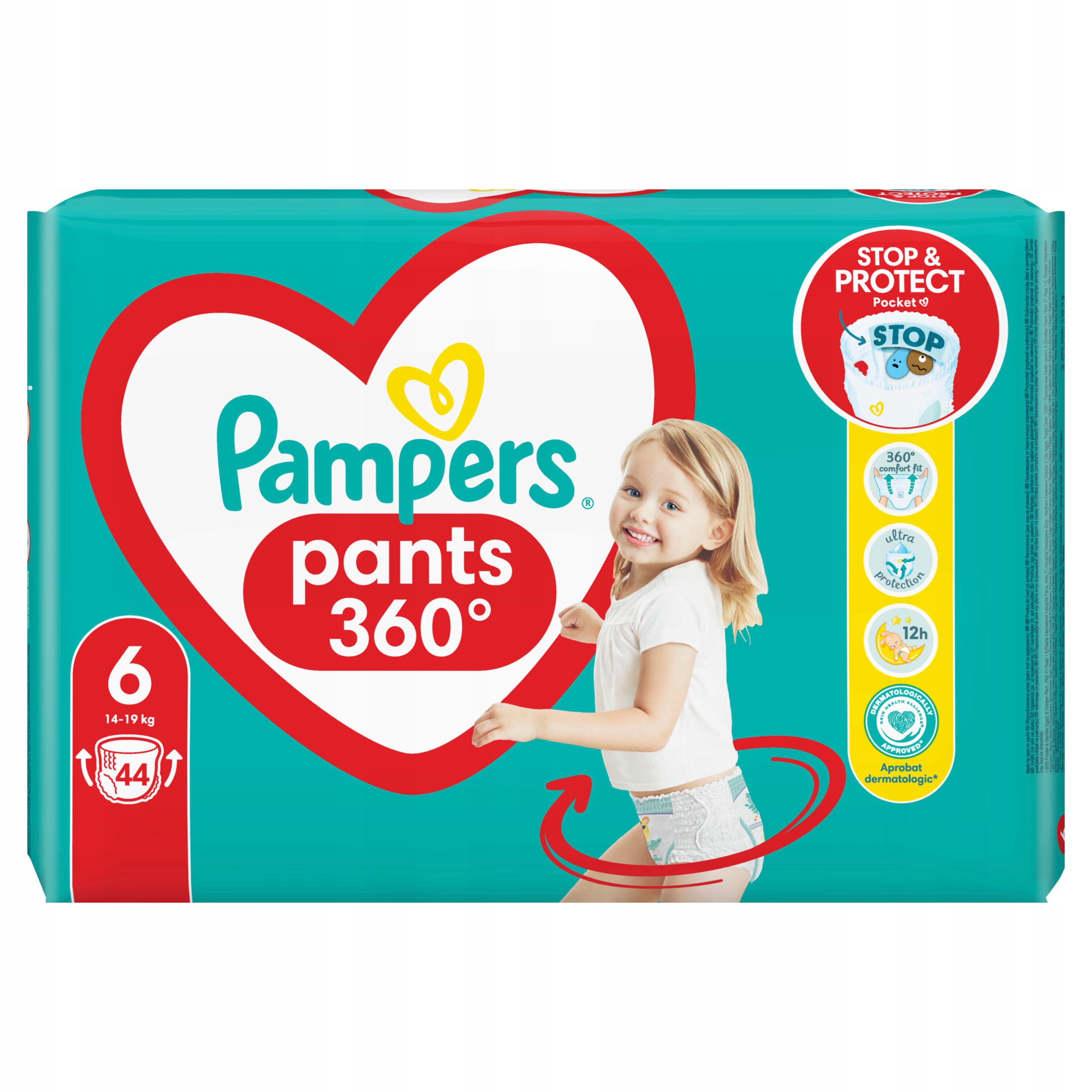 pampers pants z niebieskim paskiwm