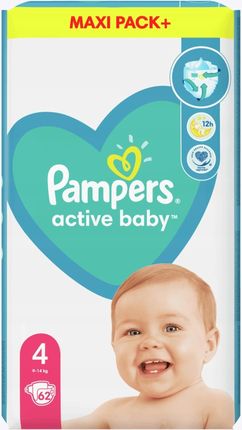 pieluchomajtki pampers premium active fit 4