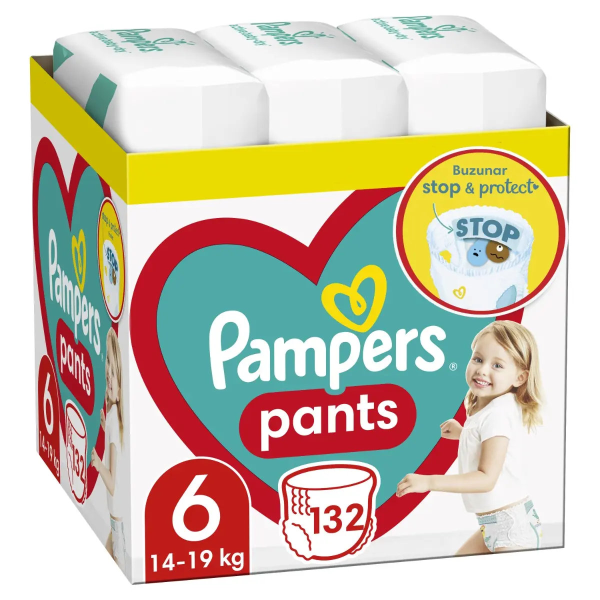 pieluchomajtki pampers pants warstwa pokryta