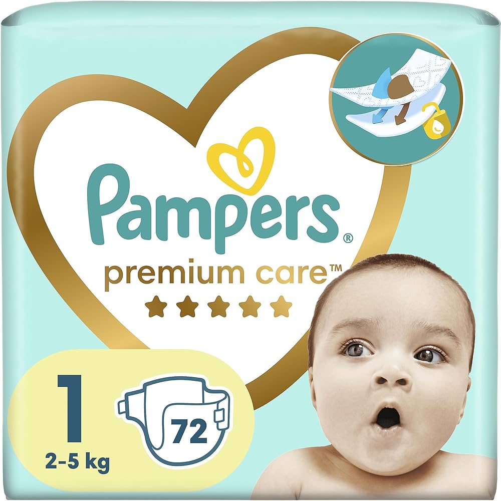 pampers premium care blekitne a zlote