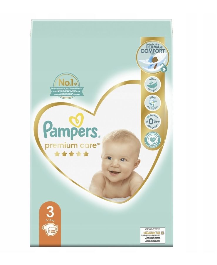 pampers 3 babydry 68