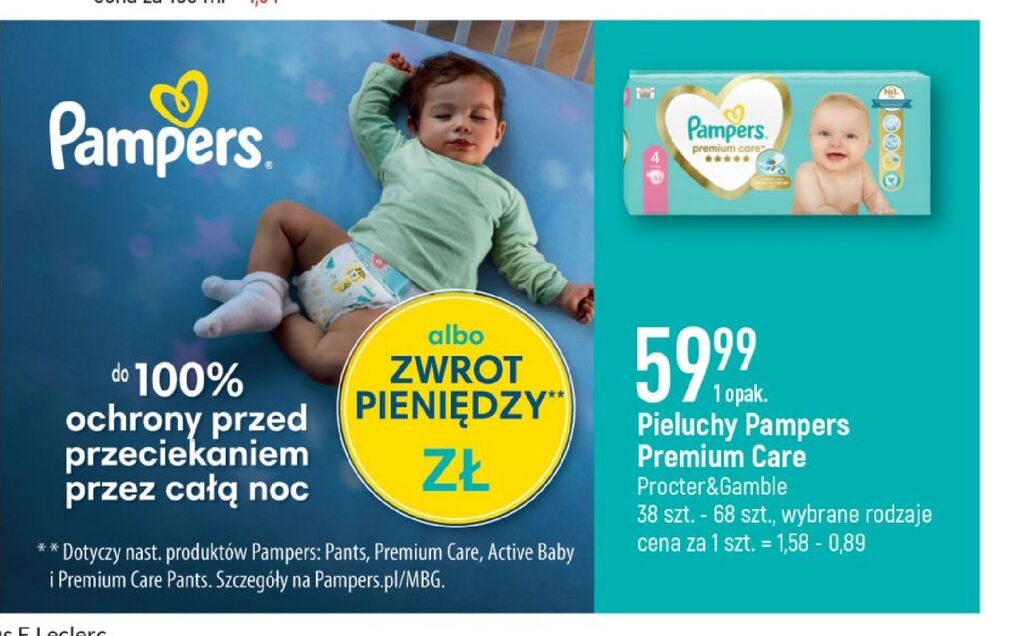 pieluchomajtki pampers pants jumbo