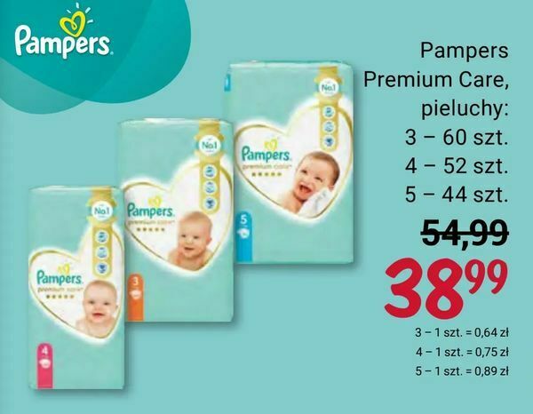 poerwsze pieluchy pampers