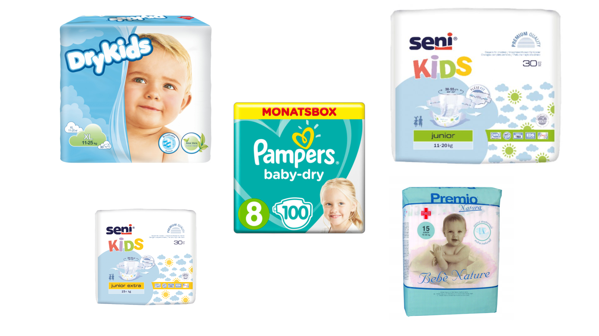 pampers new born z wycięciem na pępek