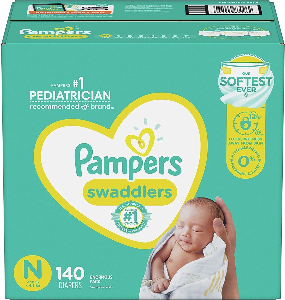 pampers premium protection 1 22szt