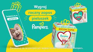 pampers pants z niebieskim paskiwm