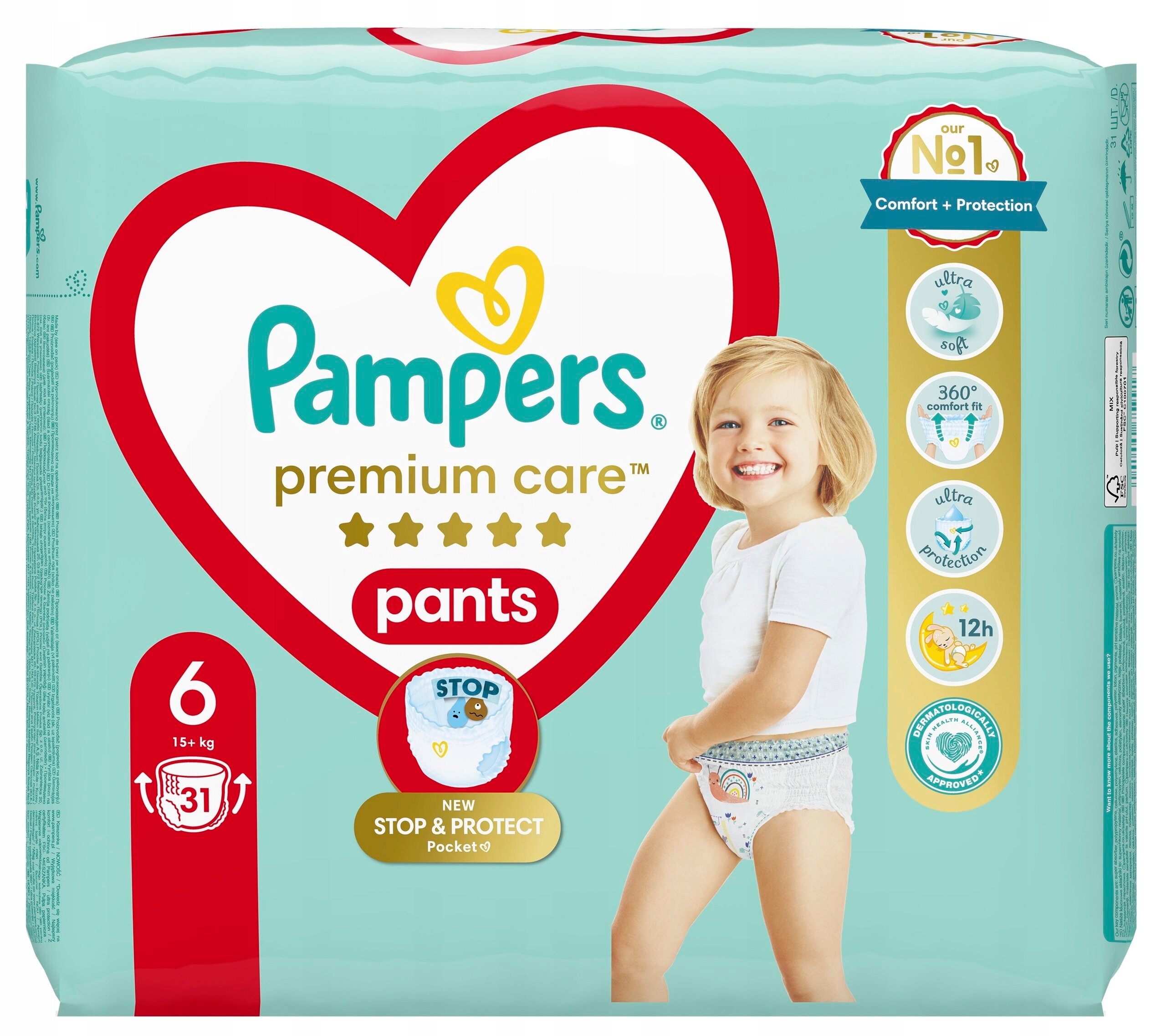 pieluchomajtki pampers pants jumbo