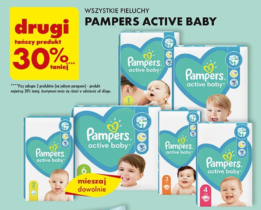 ubieraja mniee w pampers