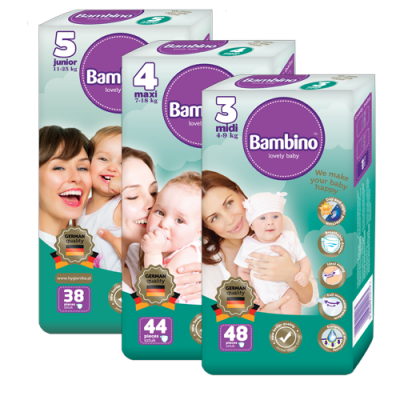 pampers sensitive chusteczki 4x64