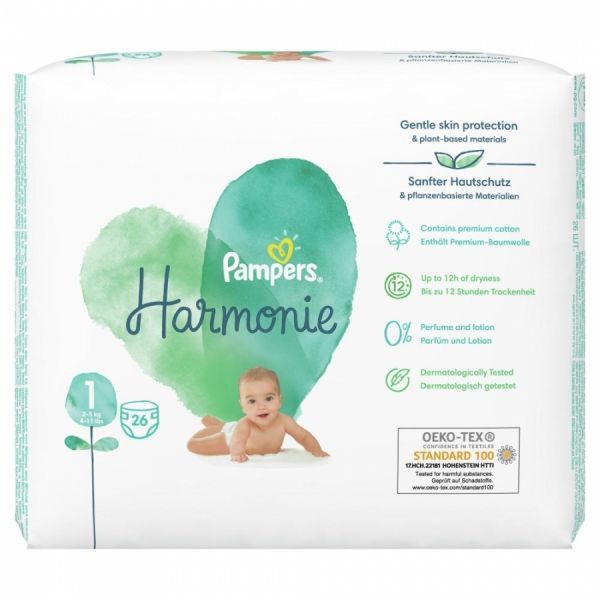 pampers pieluchy 1 43 sztuki