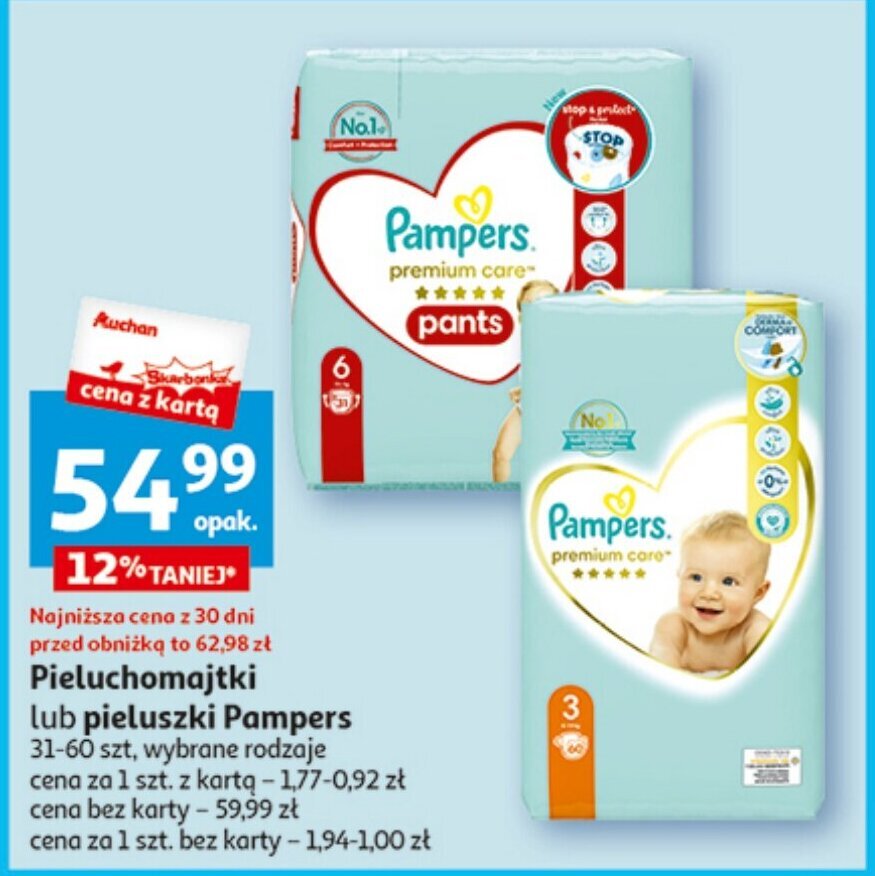 promocja pieluchy pampers 4