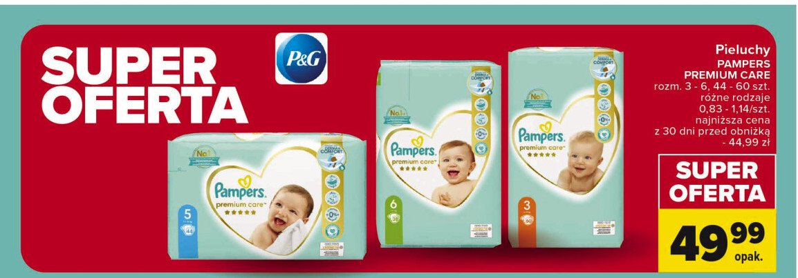 miesięczny zapas pieluszek pampers