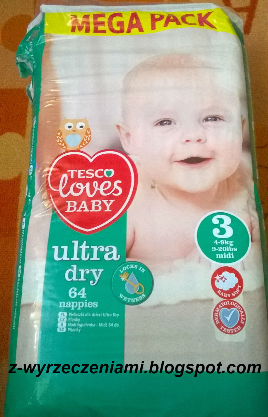 tesco online pampers avtive baby dry