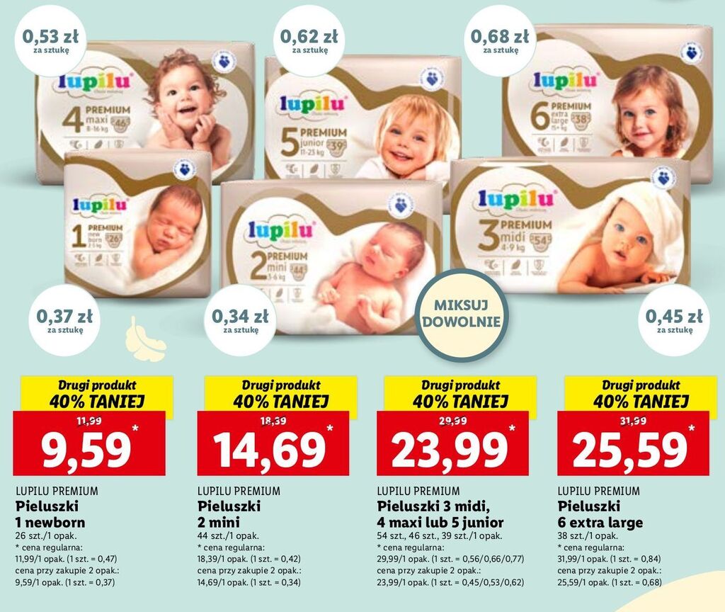 pampers premium care rozmiar 3 120